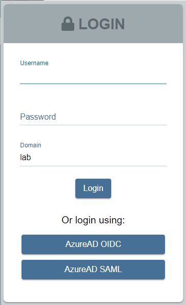 Netwrix Privilege Secure login screen with OpenID Connect option