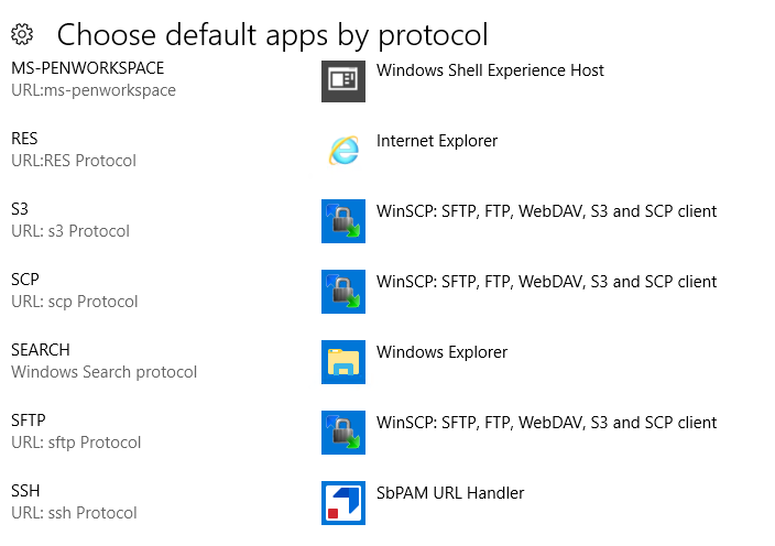 Setting Netwrix Privilege Secure URL Handler as the default app by protocol
